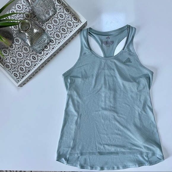 Adidas Blue Athletic Tank Top - Picture 1 of 6